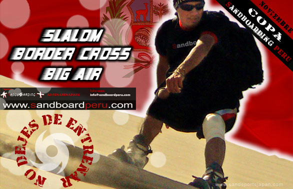 Sandboarding in Peru